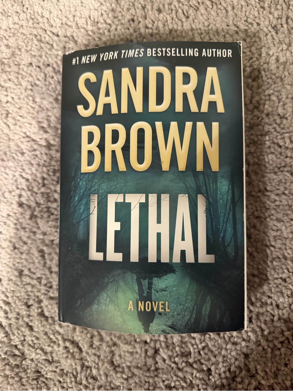 Lethal by — Teal and Black Hardcover Novel
